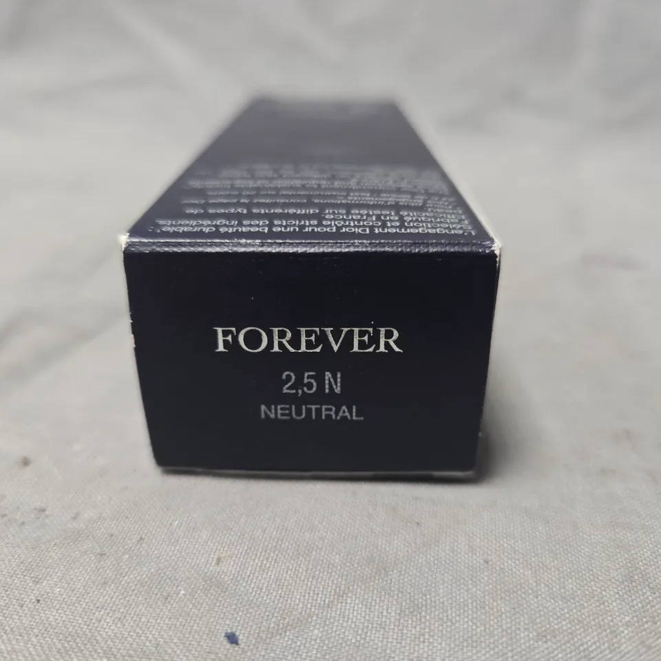 BOXED DIOR FOREVER FOUNDATION – 30 ML / 1 FL OZ – SHADE 2.5N NEUTRAL