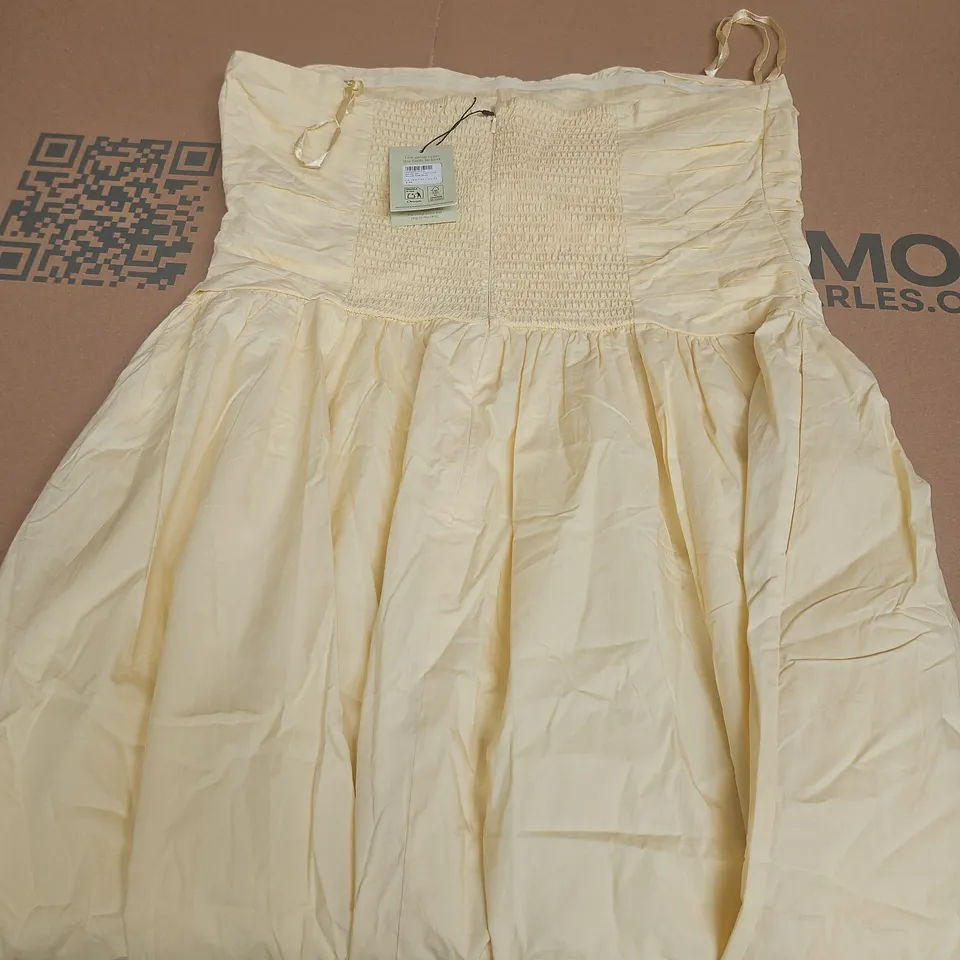 NOBODYS CHILD ROSALIE MIDI DRESS IN YELLOW - UK 16