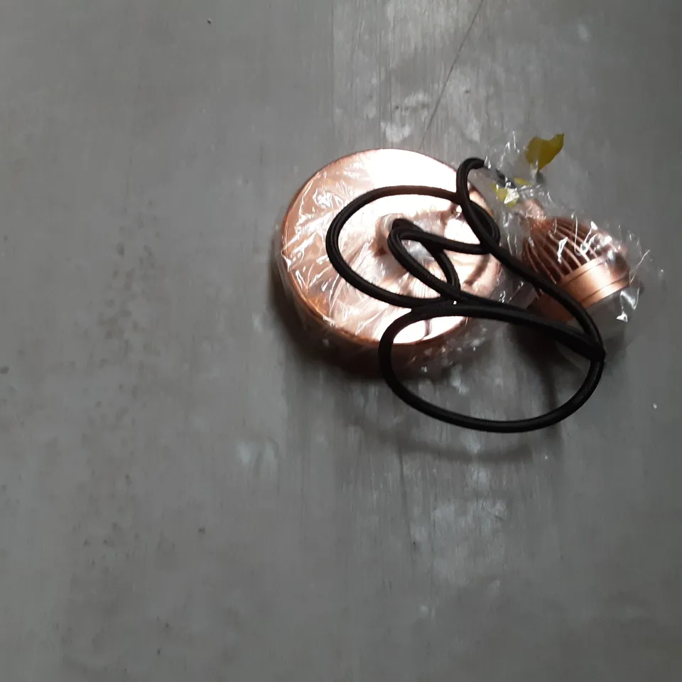 DAR LIGHTING 1LT PENDANT COPPER LED