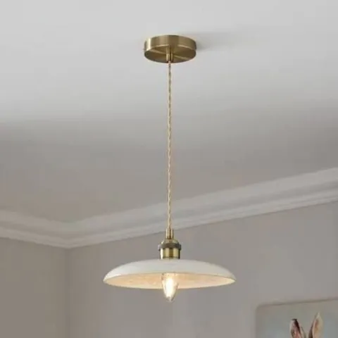 BOXED CHURCHGATE FAWSLEY FERN INDUSTRIAL ADJUSTABLE PENDANT LIGHT