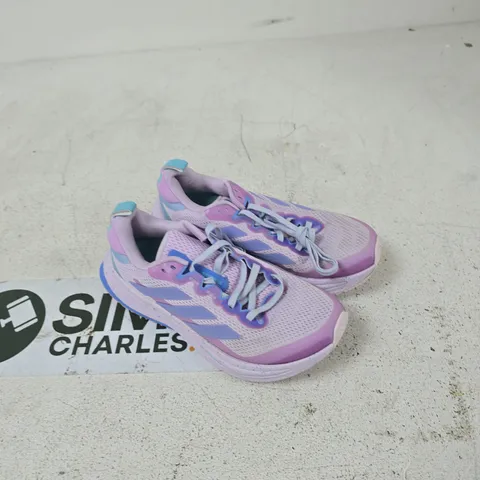 ADIDAS ' TRAINERS – PINK/PURPLE MESH, UK 4