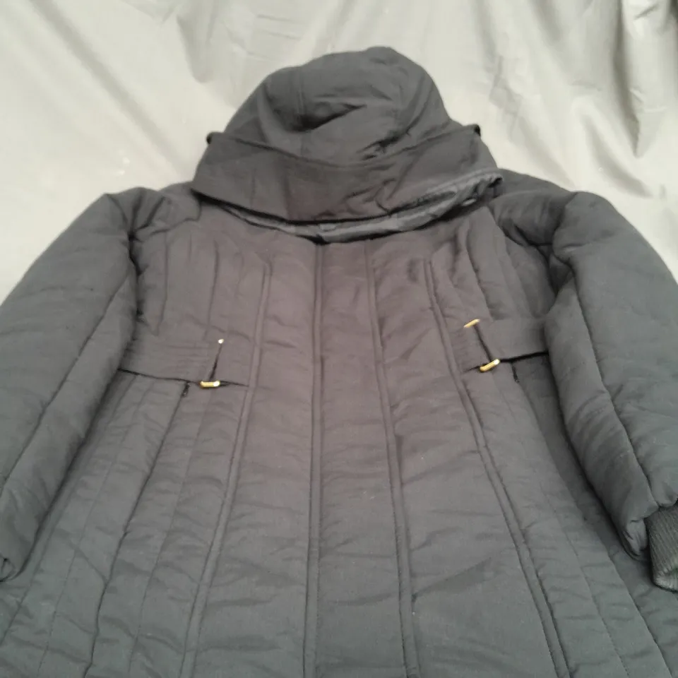 CENTIGRADE PADDED COAT IN BLACK SIZE SMALL