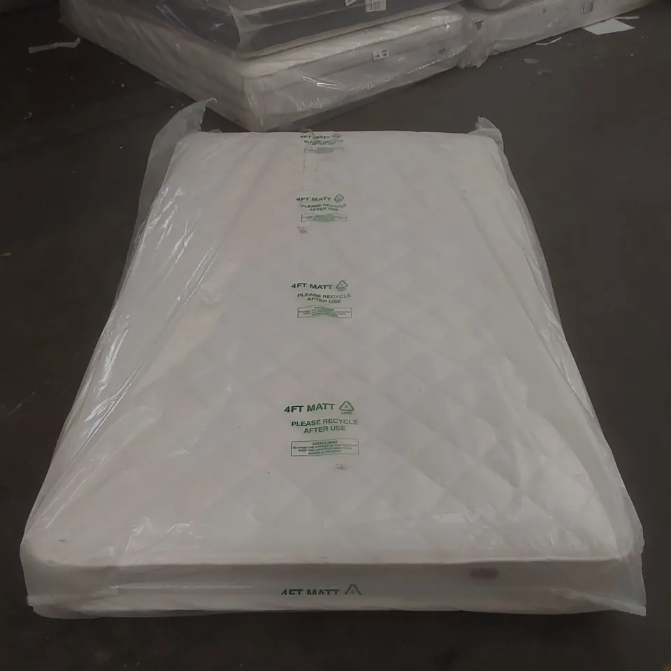 QUALITY BAGGED 120CM AIRSPRUNG MICRO QUILT SMALL DOUBLE MATTRESS