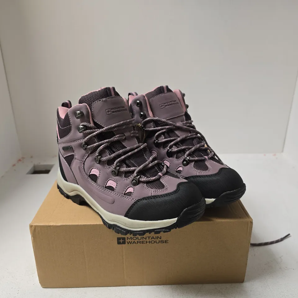 MOUNTAIN WAREHOUSE ADVENTURER WOMENS WATERPROOF WALKING BOOTS SIZE 6 BOXED
