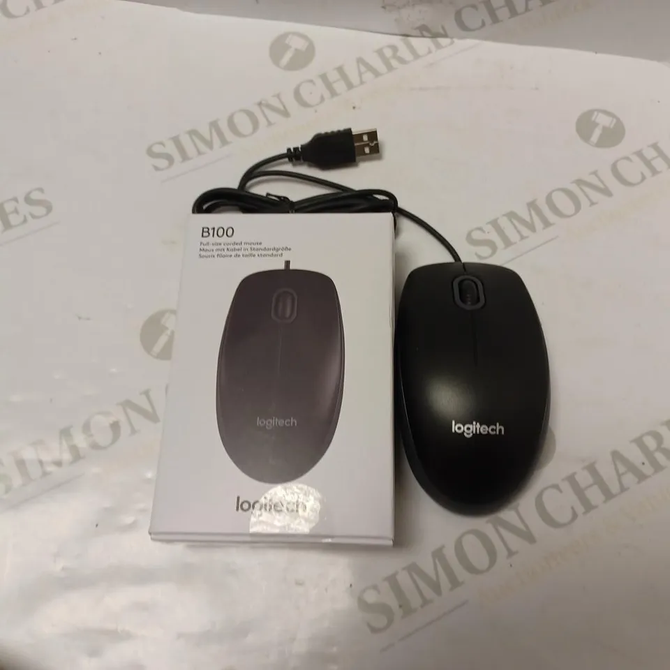 LOGITECH B100 WIRED MOUSE