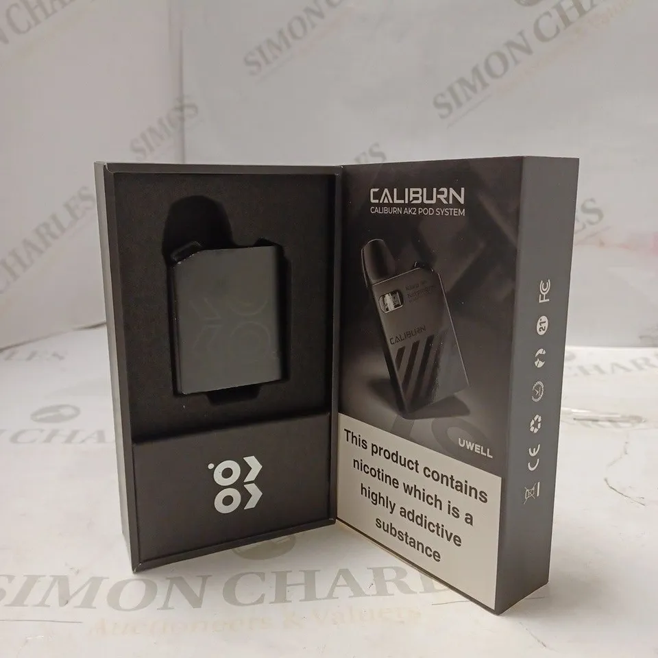BOXED UWELL CALIBURN AK2 POD SYSTEM - CLASSIC BLACK. 