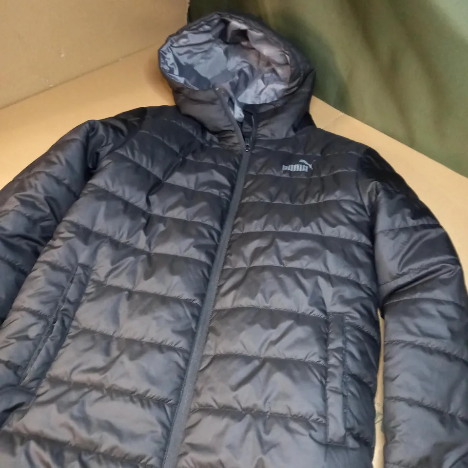 MENS PUMA LOGO PADDED COAT SIZE S