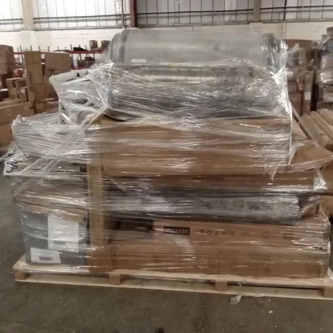 PALLET OF ASSORTED INCOMPLETE FURNITURE PARTS AND PIECES