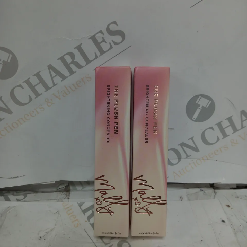 2 X MALLY THE PLUSH PEN BRIGHTENING CONCEALERIN LIGHT