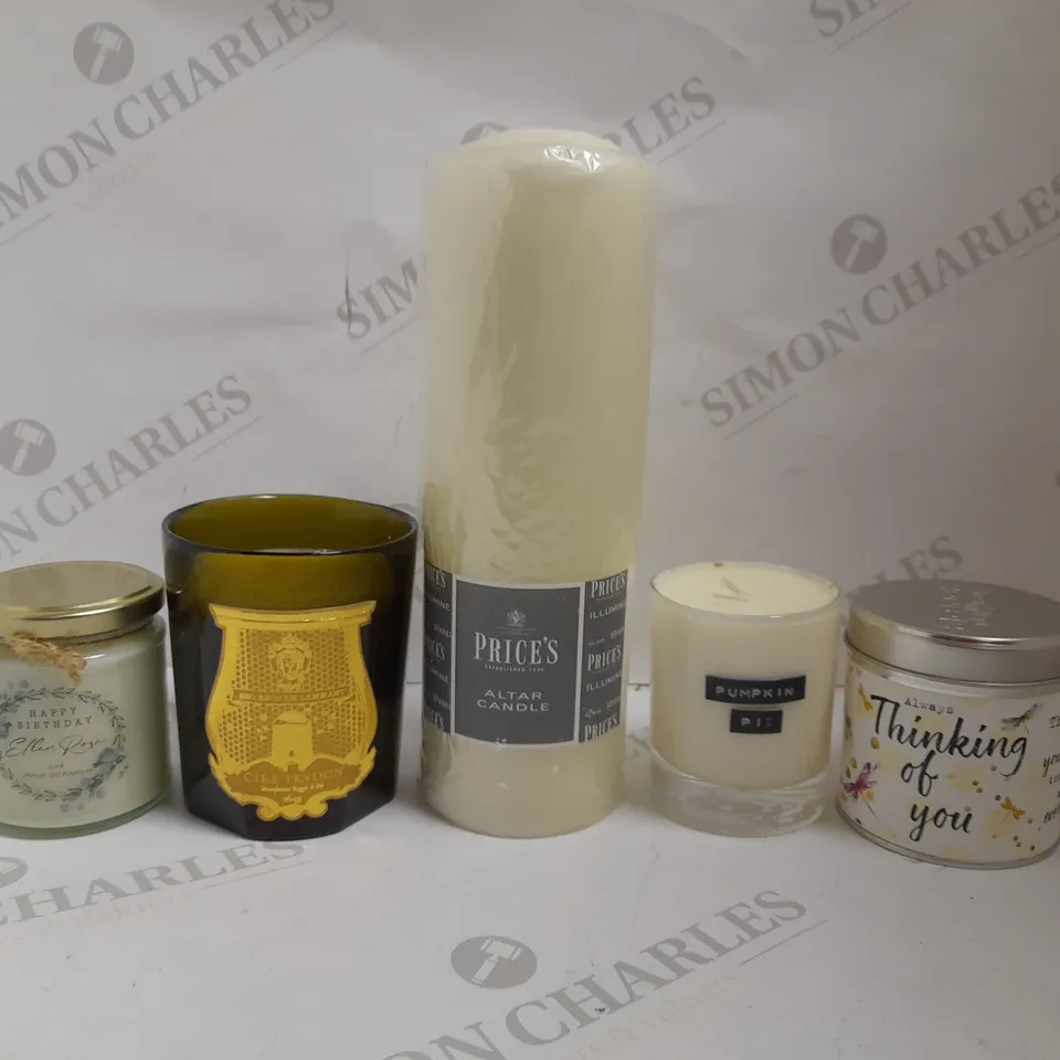 BOX OF APPROX 15 CANDLES IN ASSORTED SCENTS