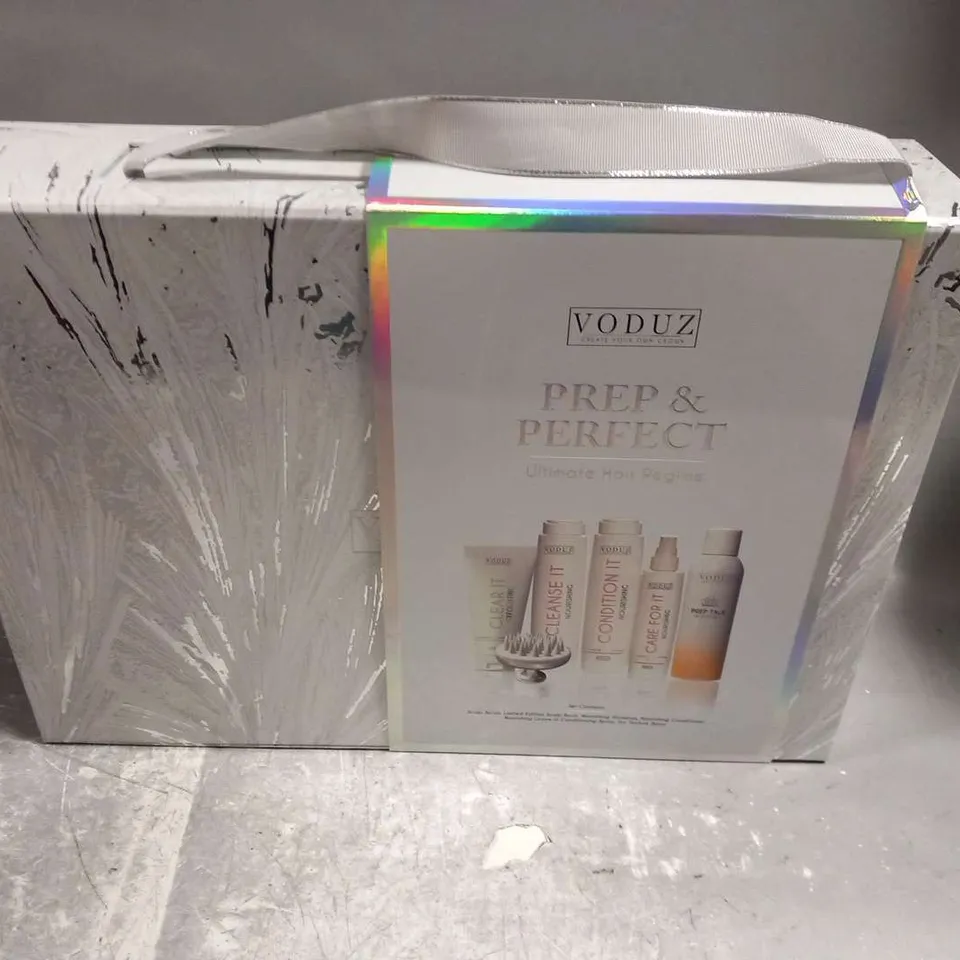 BOXED VODUZ PREP AND PERFECT ULTIMATE HAIR REGIME 