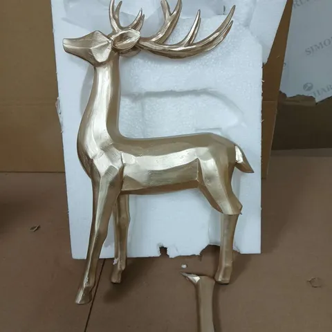 GOLDEN STAG ORNAMENT 