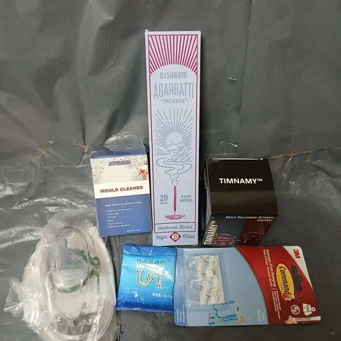 APPROXIMATELY 15 ASSORTED HOUSEHOLD ITEMS TO INCLUDE KINETIC HEATER, MOULD CLEANER, INCENSE, ETC