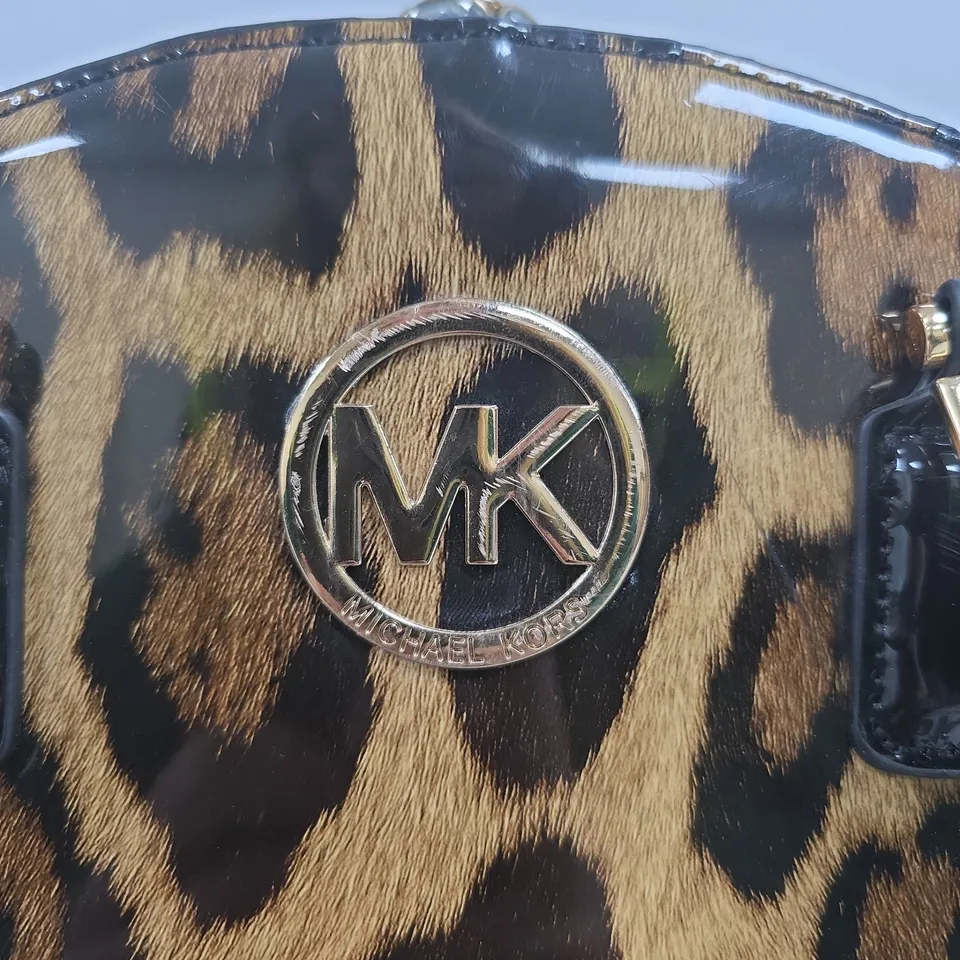 MICHAEL KORS LEOPARD PRINT HANDBAG