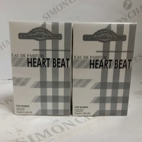 LOT OF 11 DFC HEART BEAT EDP 75ML