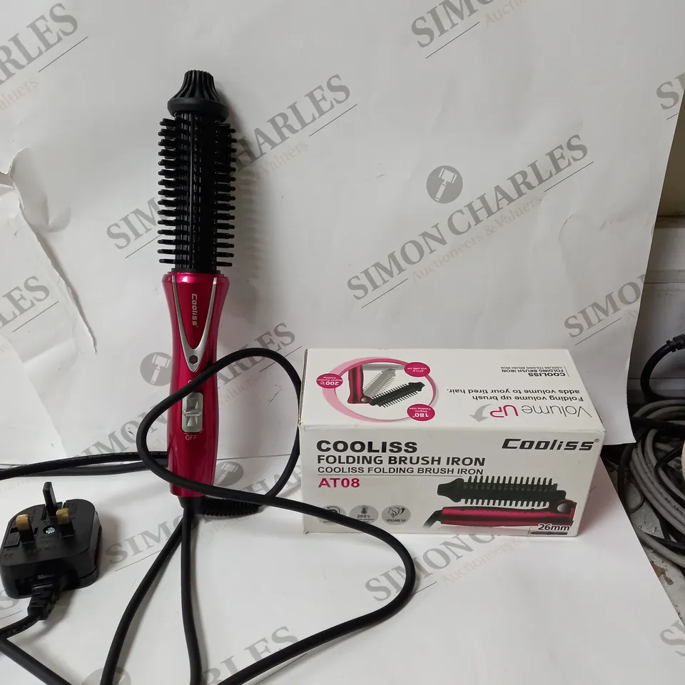 BOXED COOLISS FOLDING BRUSH IRON