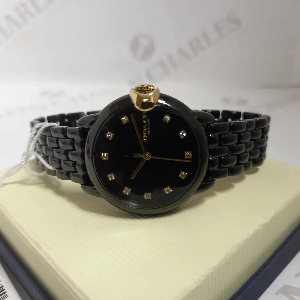 COACH BLACK DIAL BRACELET WATCH RRP £225