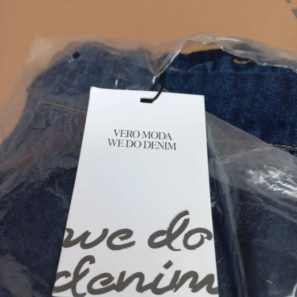 VERO MODA WE DO DENIM 7/8 SKIRT – DARK BLUE DENIM, SIZE S
