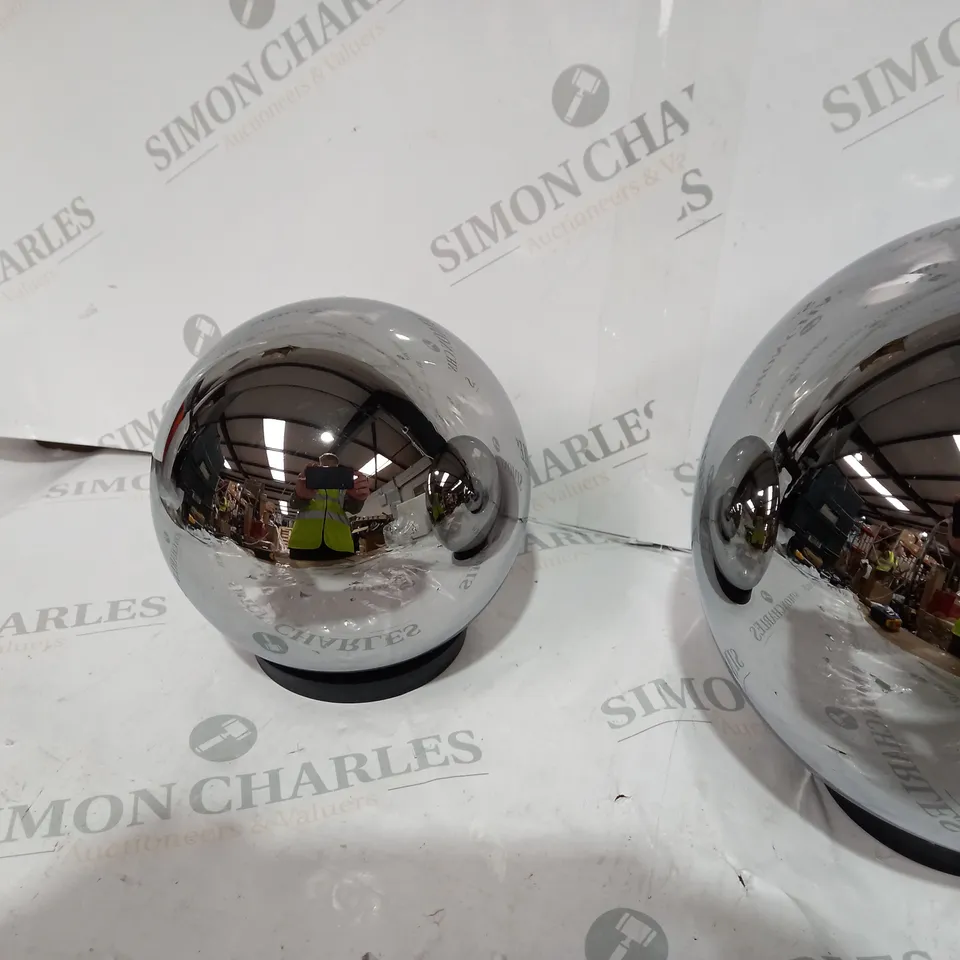 BOXED K BY KELLY HOPPEN EXTRA LARGE INDOOR OUTDOOR PRELIT GLASS DECOR ORB