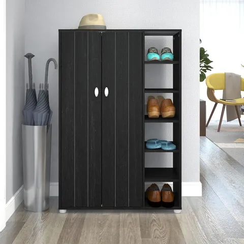 BOXED HANZEL 4FT SHOE STORAGE CABINET 