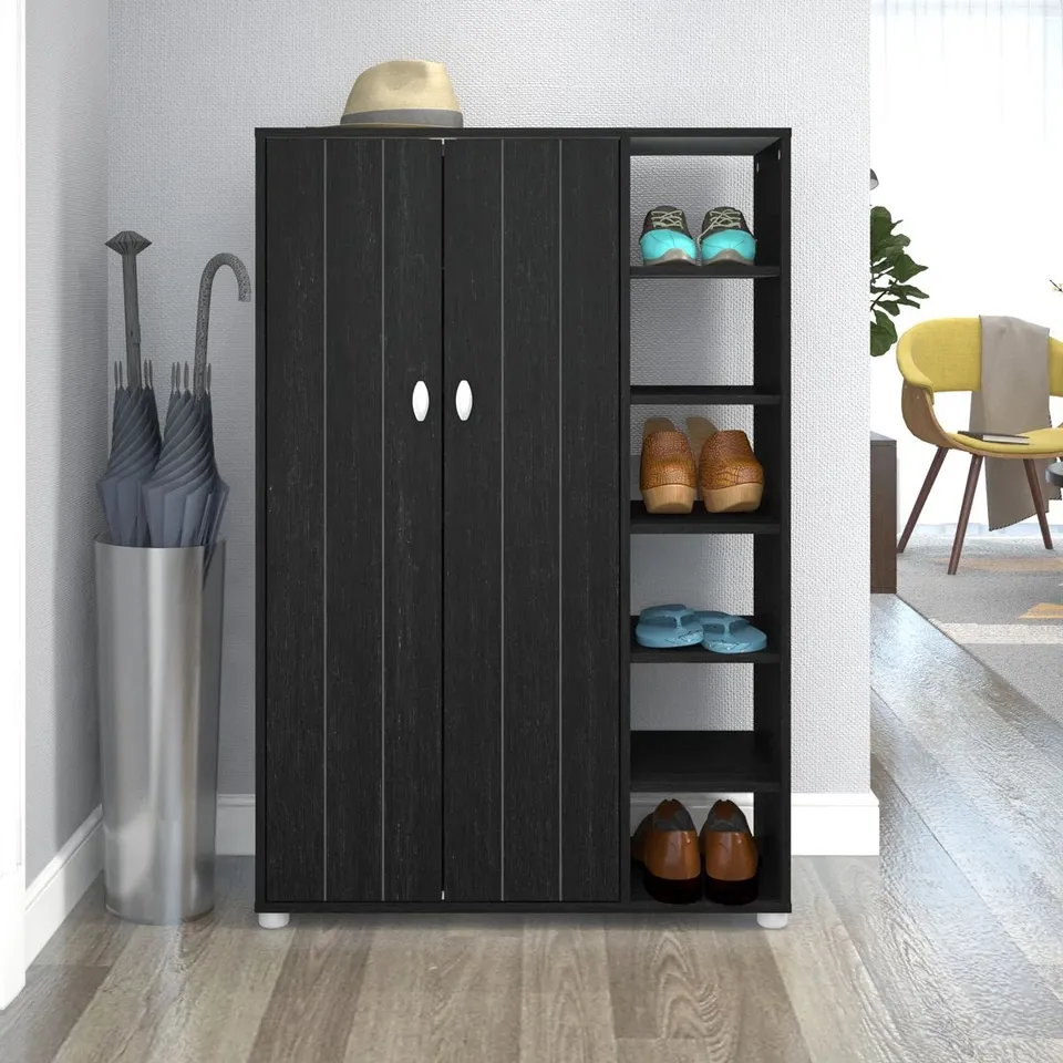 BOXED HANZEL 4FT SHOE STORAGE CABINET 