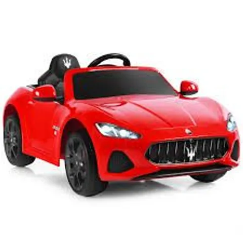 BOXED COSTWAY 12V BATTERY POWERED COMPATIBLE MASERATI TOY VEHICLE