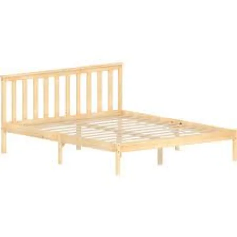 BOXED VIDA DESIGNS MILAN KING SIZE PINE LOW FOOT WOODEN BED FRAME
