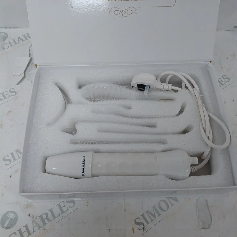 TUMAKOU HIGH FREQUENCY FACIAL MACHINE WITH 6 GLASS TUBES - BOXED 
