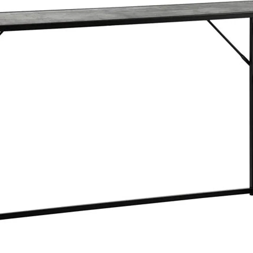 BOXED 120CM CONSOLE TABLE - BLACK