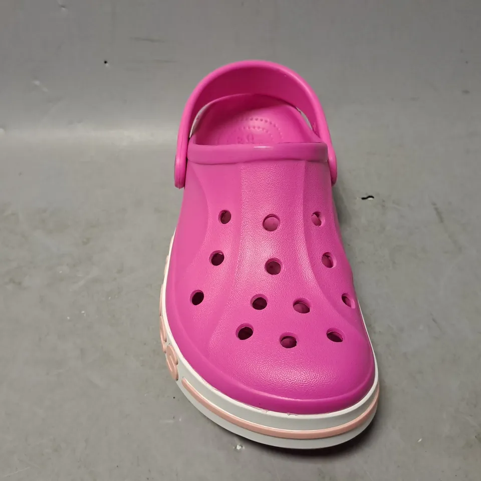 CROCS BAYABAND CLOG FOR KIDS IN PINK - SIZE J1 