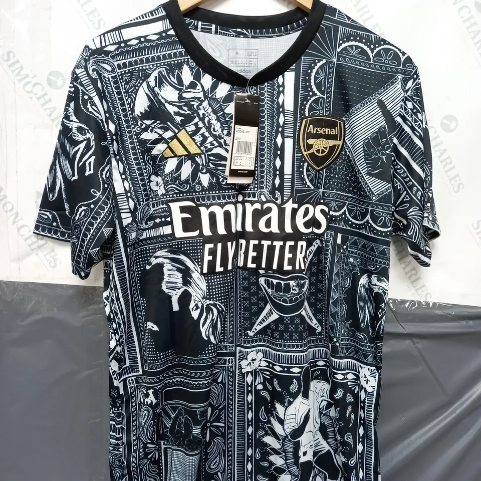 ADIDAS ARSENAL X IAN WRIGHT SPECIAL EDITION SHIRT - MEDIUM