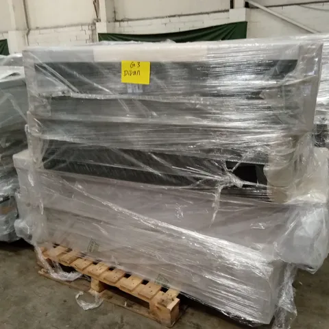 PALLET OF ASSORTED DESIGNER DIVAN BASES 