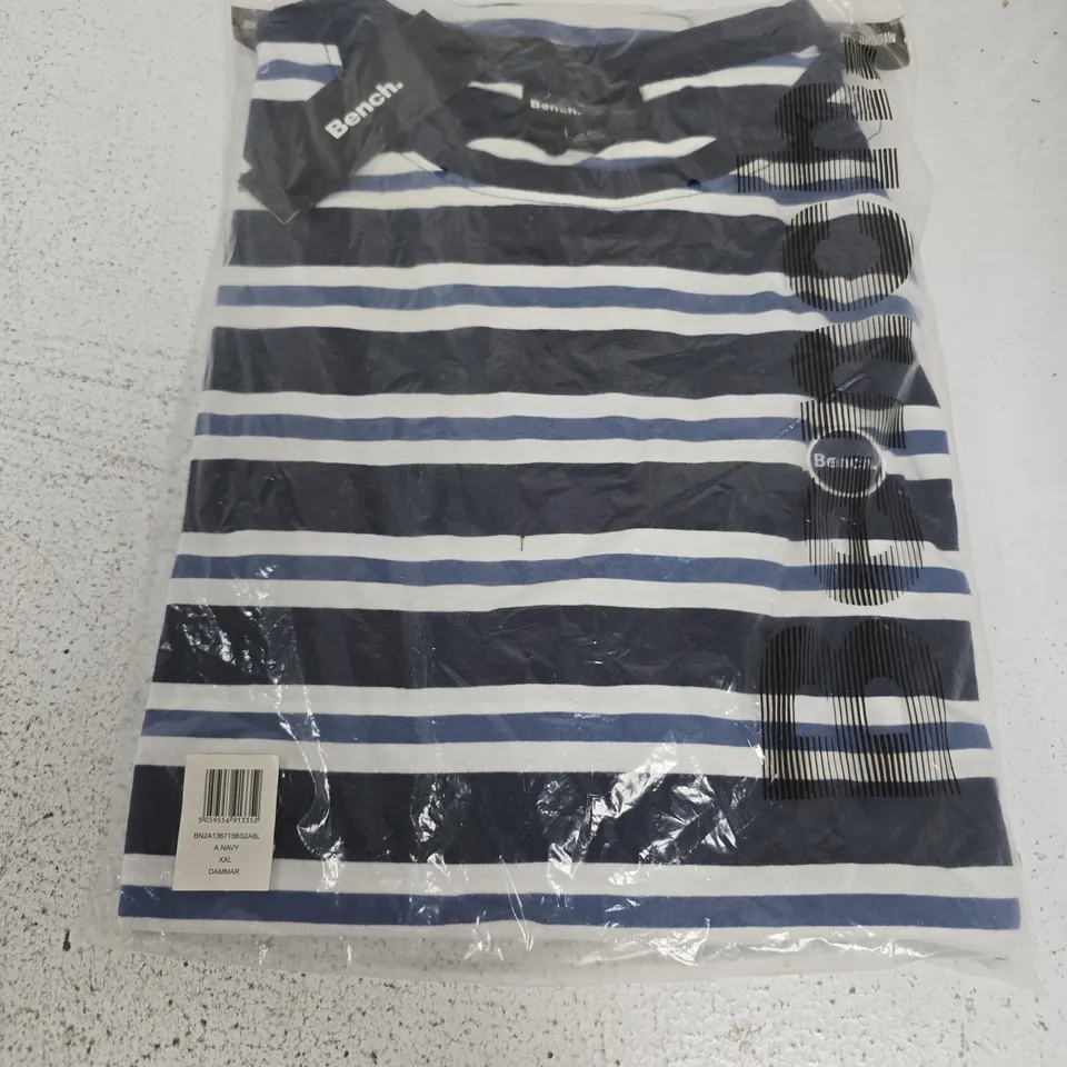 BAGGED BENCH DAMMAR CREWNECK IN NAVY MULTI - XXL