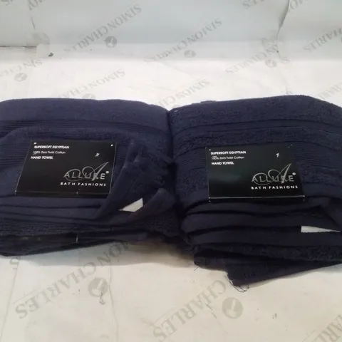 BOXED LUXURY EGYPTIAN-QUALITY COTTON HAND TOWEL SET (SET OF 2)