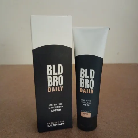BOXED BLD BRO DAILY SPF 30 MATTIFYING GEL MOISTURISER FOR BALD MEN 60ML