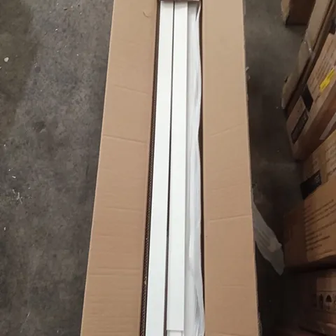BOXED NARROW BOOKCASE - WHITE