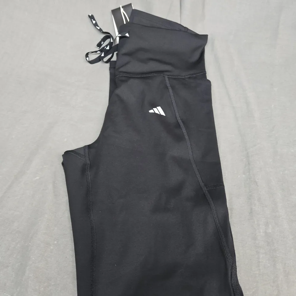 ADIDAS LOGO RUNNING TIGHTS SIZE SMALL