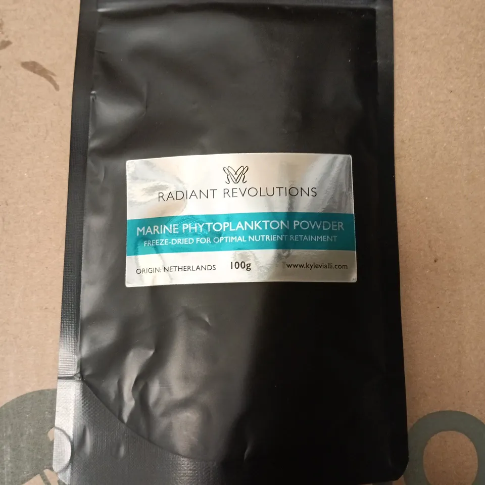 RADIANT REVOLUTIONS MARINE PHYTOPLANKTON POWDER – 100G 