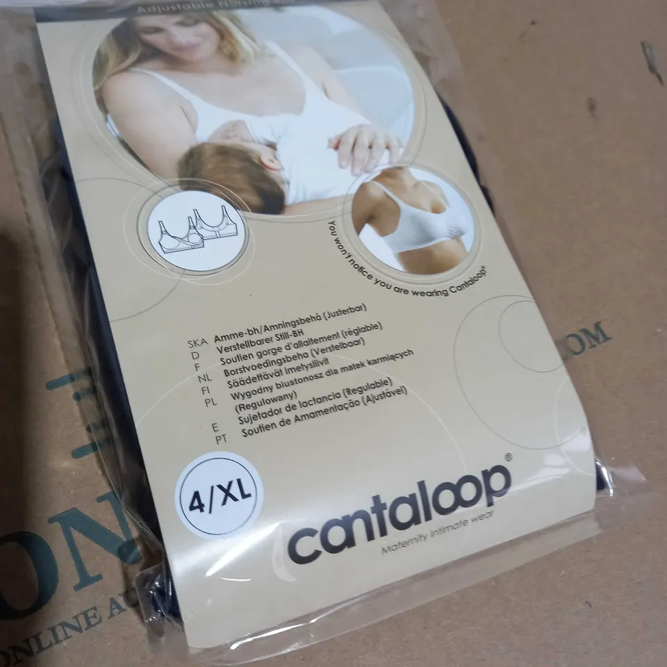 TYTEX CANTALOOP ADJUSTABLE NURSING BRA XL BLACK APPROX. 50PC
