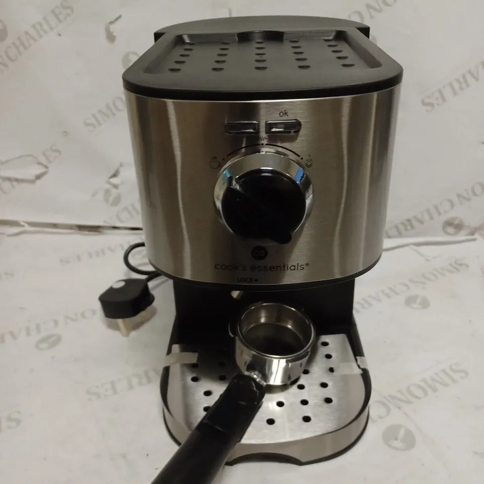 COOK'S ESSENTIALS PUMP ESPRESSO COFFEE MACHINE