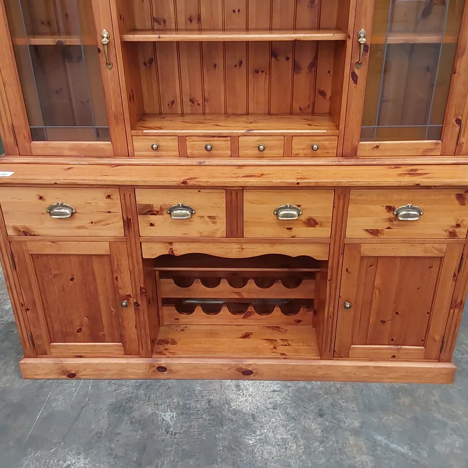 DESIGNER LARGE SOLID PINE WELSH DRESSER UNIT