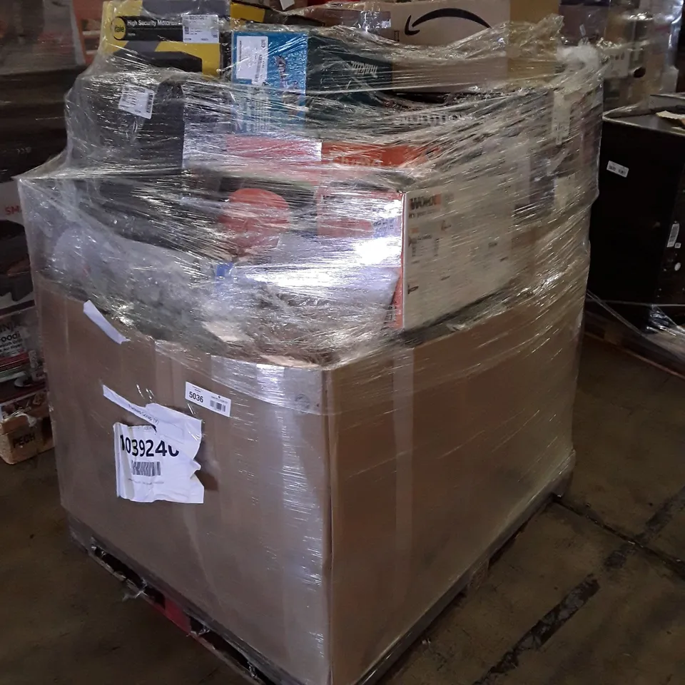 PALLET OF APPROXIMATELY ASSORTED HOUSEHOLD & ELECTRICAL ITEMS INCLUDING