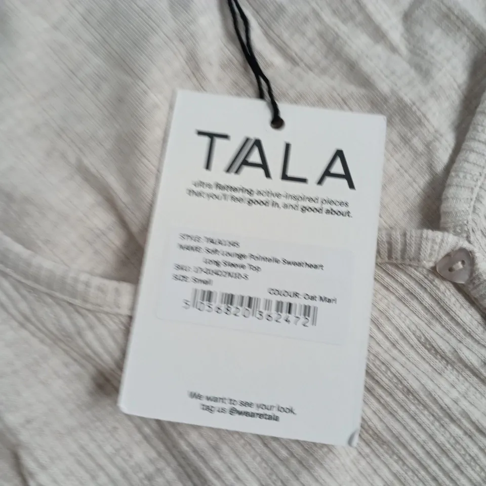 TALA RIBBED KNIT LONG-SLEEVE TOP – UK SMALL (S) – WOMEN'S CLOTHING