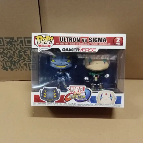 BOXED FUNKO POP 2-PACK MARVEL VS CAPCOM INFINITE, ULTRON VS SIGMA