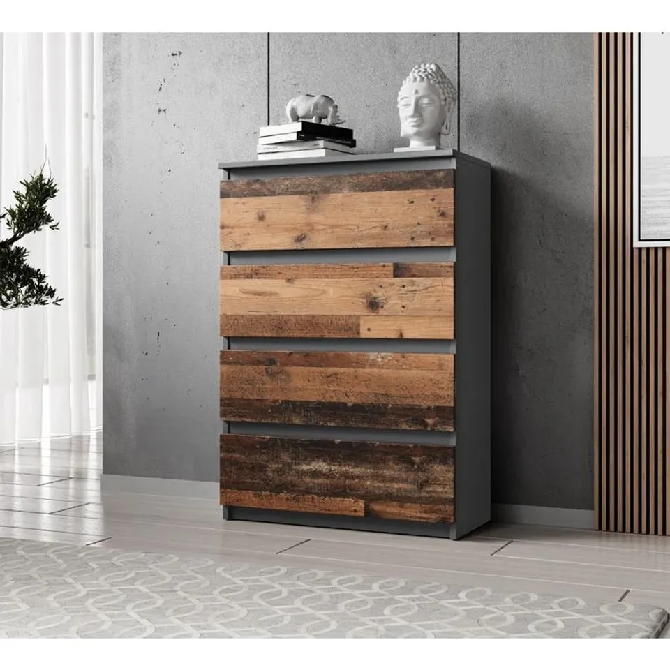 BOXED LACKIE CHEST OF DRAWERS (2 BOXES)