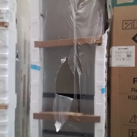 BAGGED FREESTANDING FRIDGE/FREEZER, GREY, 368 L