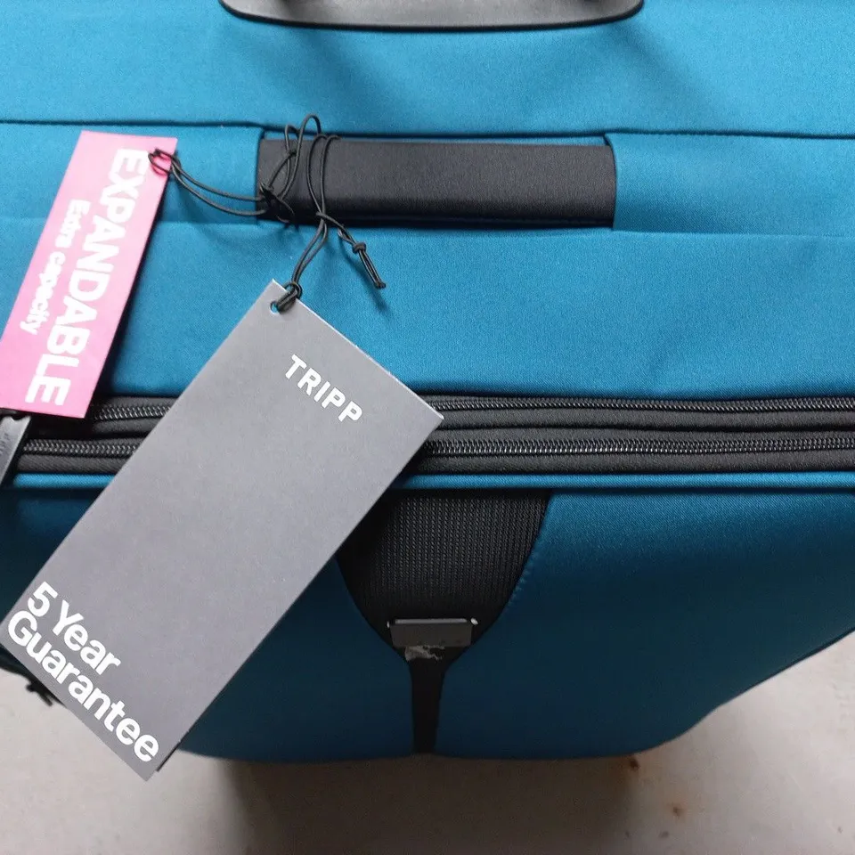 TRIPP EXPANDABLE BLUE WHEELED SUITCASE