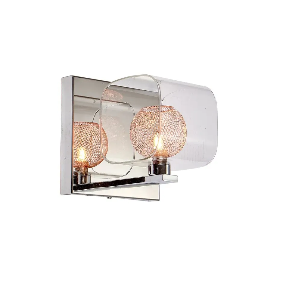 BOXED KAPPLER CHROME ARMED SCONCE