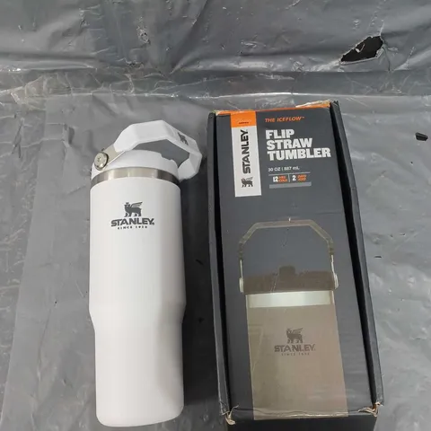 STANLEY THE ICEFLOW FLIP STRAW TUMBLER WHITE