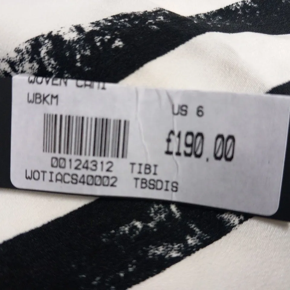 TIBI WOVEN CAMI WBKM SIZE US 6
